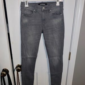 Express mid rise skinny jeans